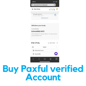 Buy Paxful verified Account
